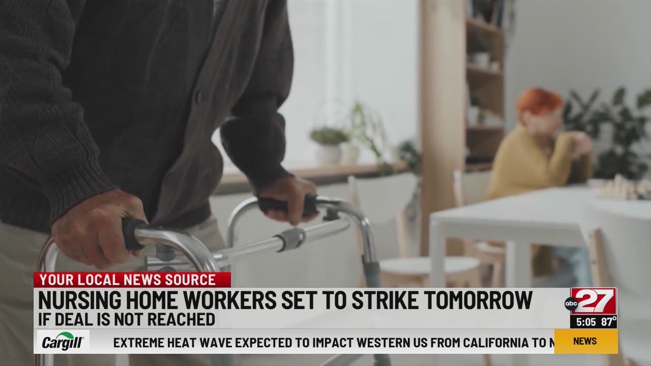 Workers at several Midstate nursing home intend to go on strike - YouTube