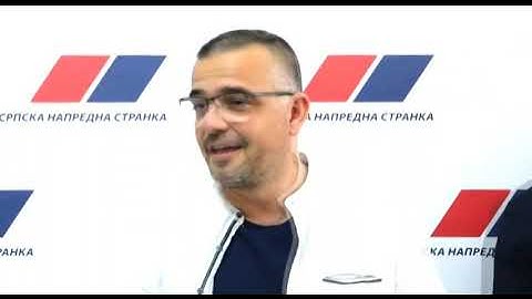Branislav Nedimović, poverenik GO SNS-a Sremska Mitrovica