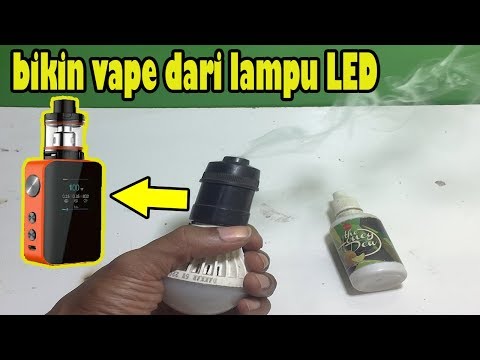how to make an electric cigarette vape from the lamp