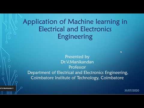 Machine Learning Models for Electrical Engineering Applications