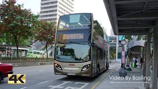 [4K] Hong Kong Bus KMB ATENU307 @ 73X 九龍巴士 Dennis Enviro E500 大窩口站-大埔太和路