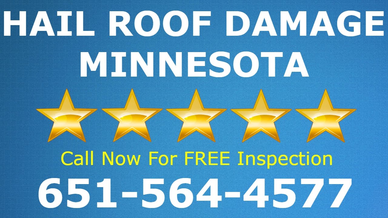 Hail Roof Damage South St Paul MN (651) 564-4577 Local Roofing Contractors in Minnesota