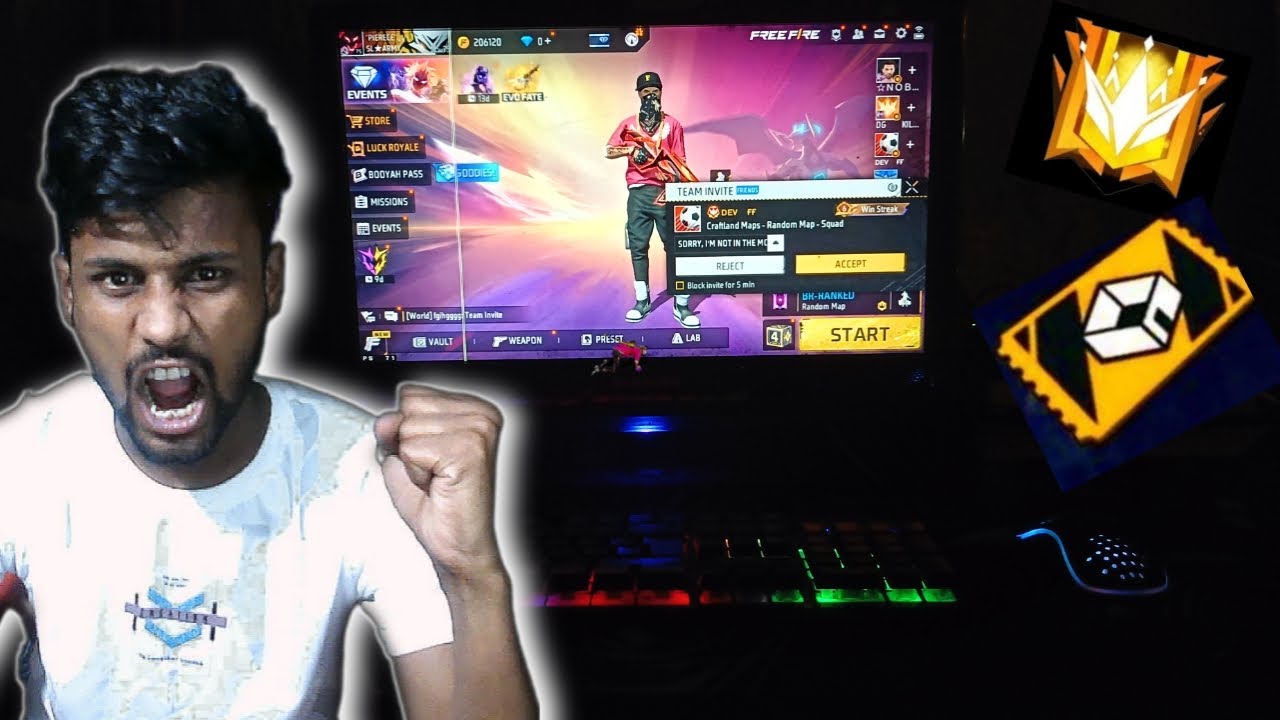 Samrat FF Live🔴[Live] Surprise😍Solo KING 🤫Indian AWM king || free fire ...