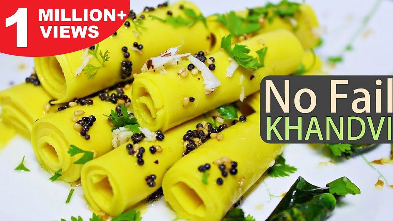 Khandvi Recipe In Hindi | गुजराती खांडवी बनाने की आसान विधि | How To Make Khandvi At Home | Kanak