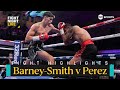 Demolition job   royston barneysmith vs jose manuel perez  fight night highlights