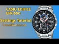 Casio edifice time and date settings for efr550  trendwatchlab  casio edifice