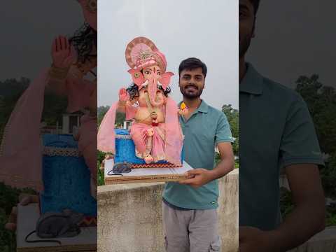 🪷 Newspaper के गणपति मूर्ति 🥰🙏 (part-2) #anandartandcraftstudio #ganpati #trending