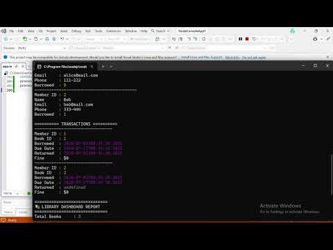 TypeScript - Library Management System | Advanced OOP Project with Classes & Interfaces