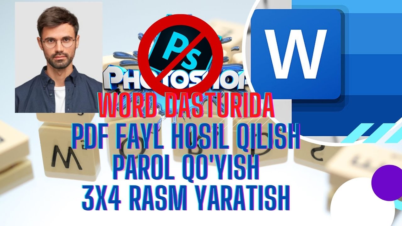 Ms Word Rasm MICROSOFT WORD. 2-DARS. WORD FAYL PAROL QO'YISH KODLASH. PDF FORMAT ...