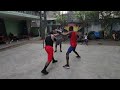 J k smith jr sparring with haitian youth