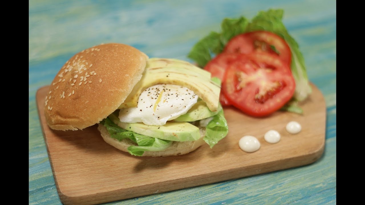 Poached Egg And Avocado Burger