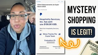 These Mystery Shopping Companies Just Paid Me! $500 Per Month Side Hustle