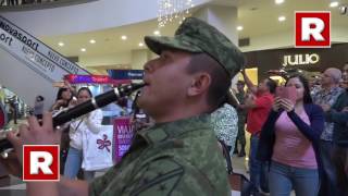 Banda Militar deleita en La Gran Plaza