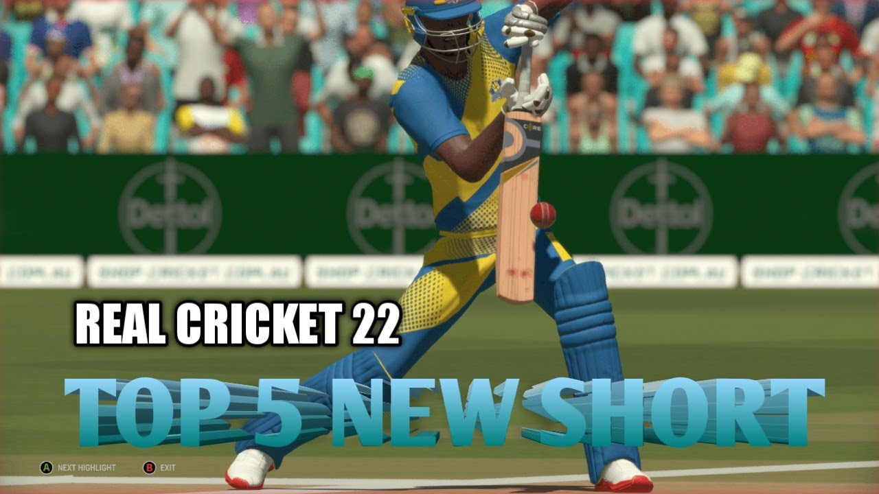real cricket 22 new shot || TOP 5 SHOTS OF THE Week || How to play ...