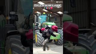 Quand un tracteur a soif d'essence 🤣🚜 #agricole #carburant #tracteur #drôle #tractor #agriculture