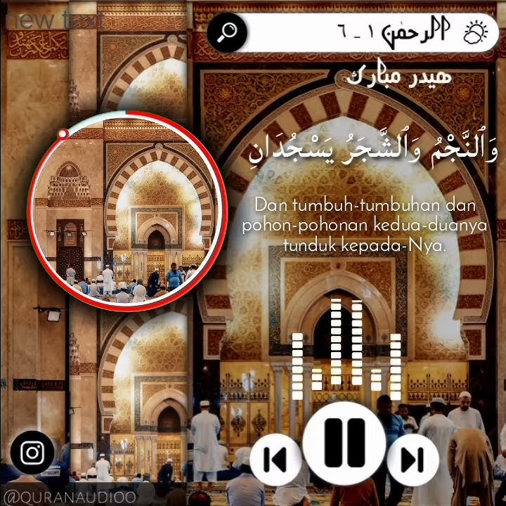 Surat Arrahman, santri zam zam..