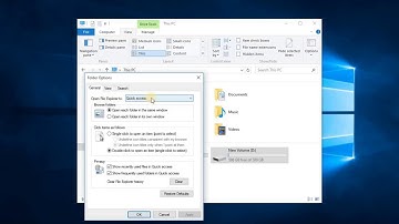 Change File Explorer to open This PC by Default in Windows 10