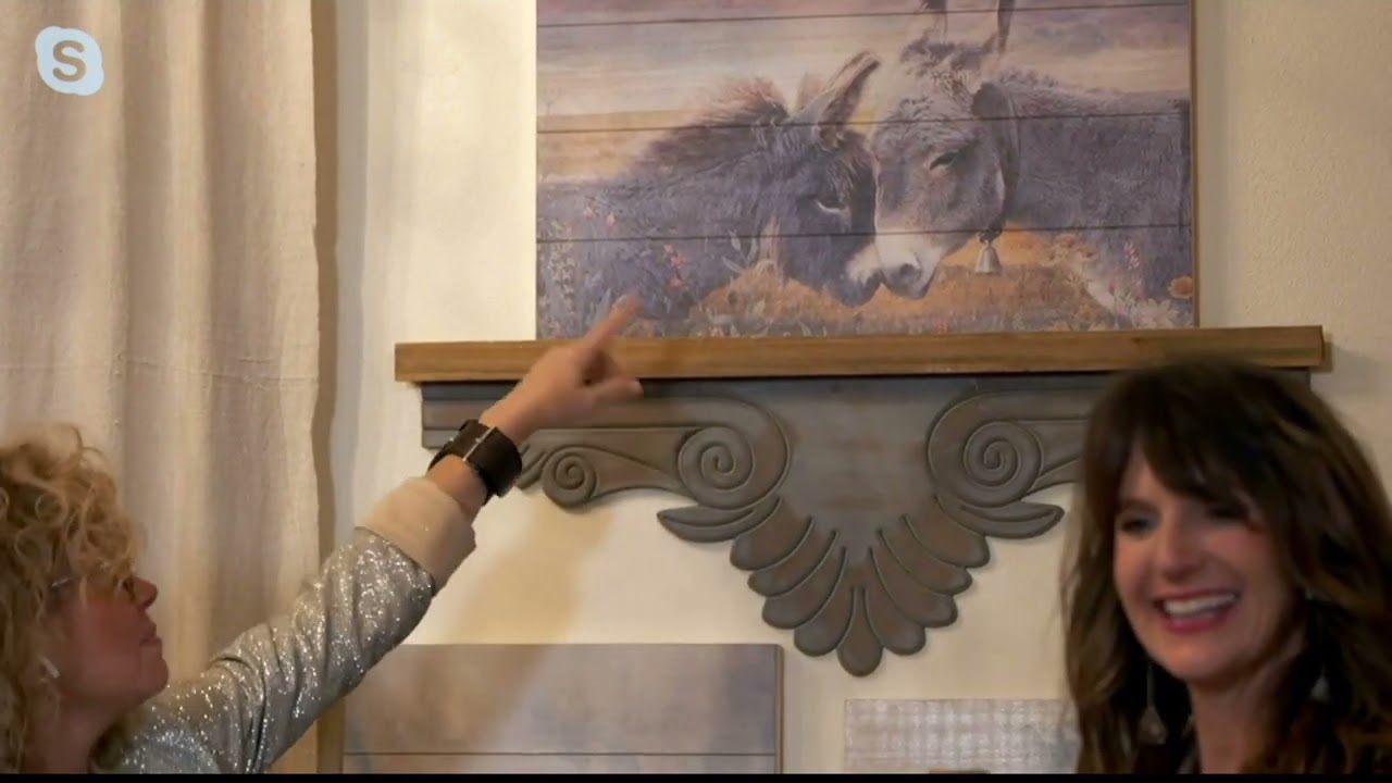 Junk Gypsy Vintage Inspired 33.5" Book and Picture Ledge on QVC