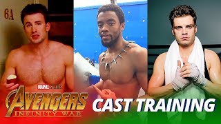 Avengers: Infinity War Cast TRAINING WORKOUT - Part 2