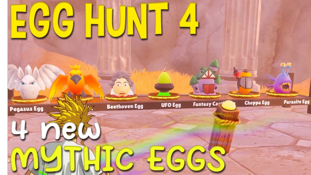 FORTNITE - EGG HUNT 4 - 4 New Mythic Eggs 4586-5950-5525 - YouTube