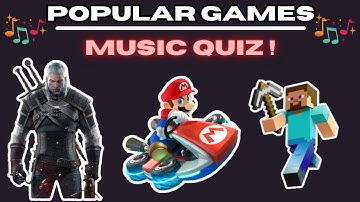 Popular Video Game Music Quiz (30 Games)