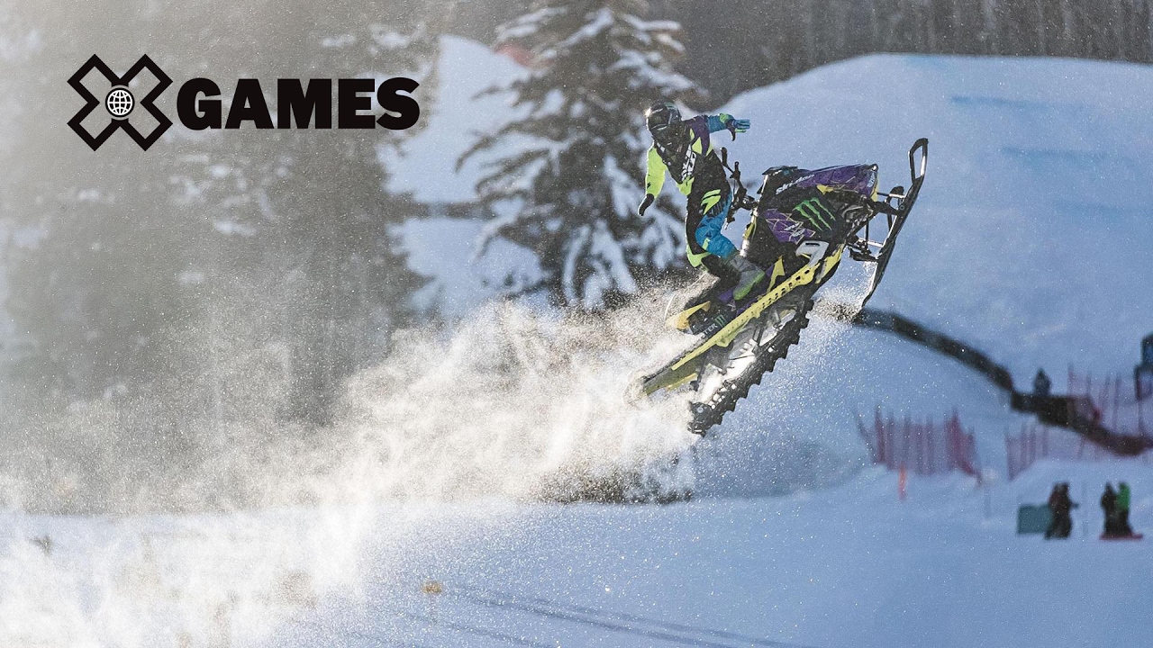 Joe Parson wins Snowmobile Freestyle gold - YouTube
