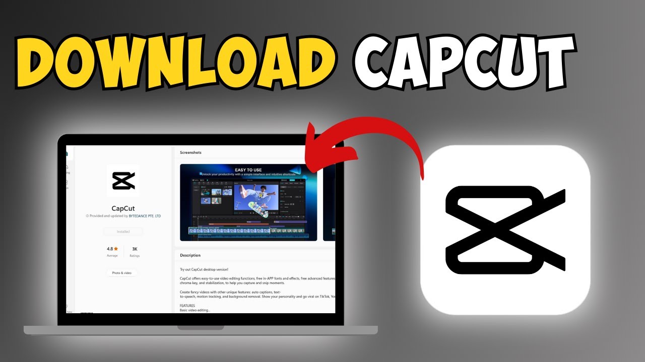 How to Download CapCut on Laptop | Full Installation Guide - YouTube