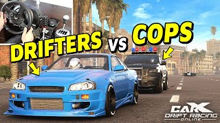 Street Racers vs COPS! - CarX Drift Racing Online screenshot 4
