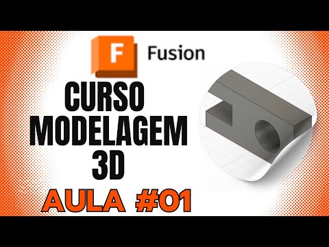 Curso de Modelagem 3D com Autodesk Fusion 360 aula 01
