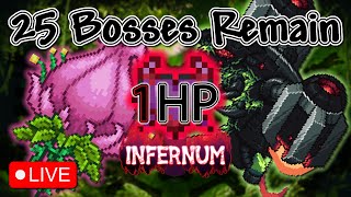 🔴LIVE - 1 HP Infernum but I should go to sleep (22/47 Bosses) screenshot 5