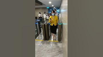 Subway Station SS314 600mm Passage Pedestrian Swing Gate 0.4S