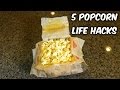HE MAKES 2 CUTS IN AN UN-POPPED BAG OF POPCORN. I’LL DEFINITELY DO THIS FROM NOW ON.