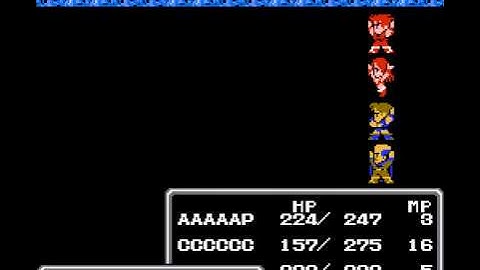 Final Fantasy II (english translation) (NES / Nintendo) - Vizzed.com GamePlay (rom hack) Borgan