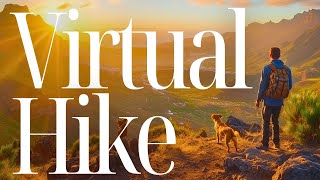 Virtual Hike with a Pup - Treadmill Aid - Relaxing Background Content