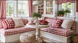 Red & White Gingham Cottage Style | A Timeless Farmhouse Decorating Trend for Every Home