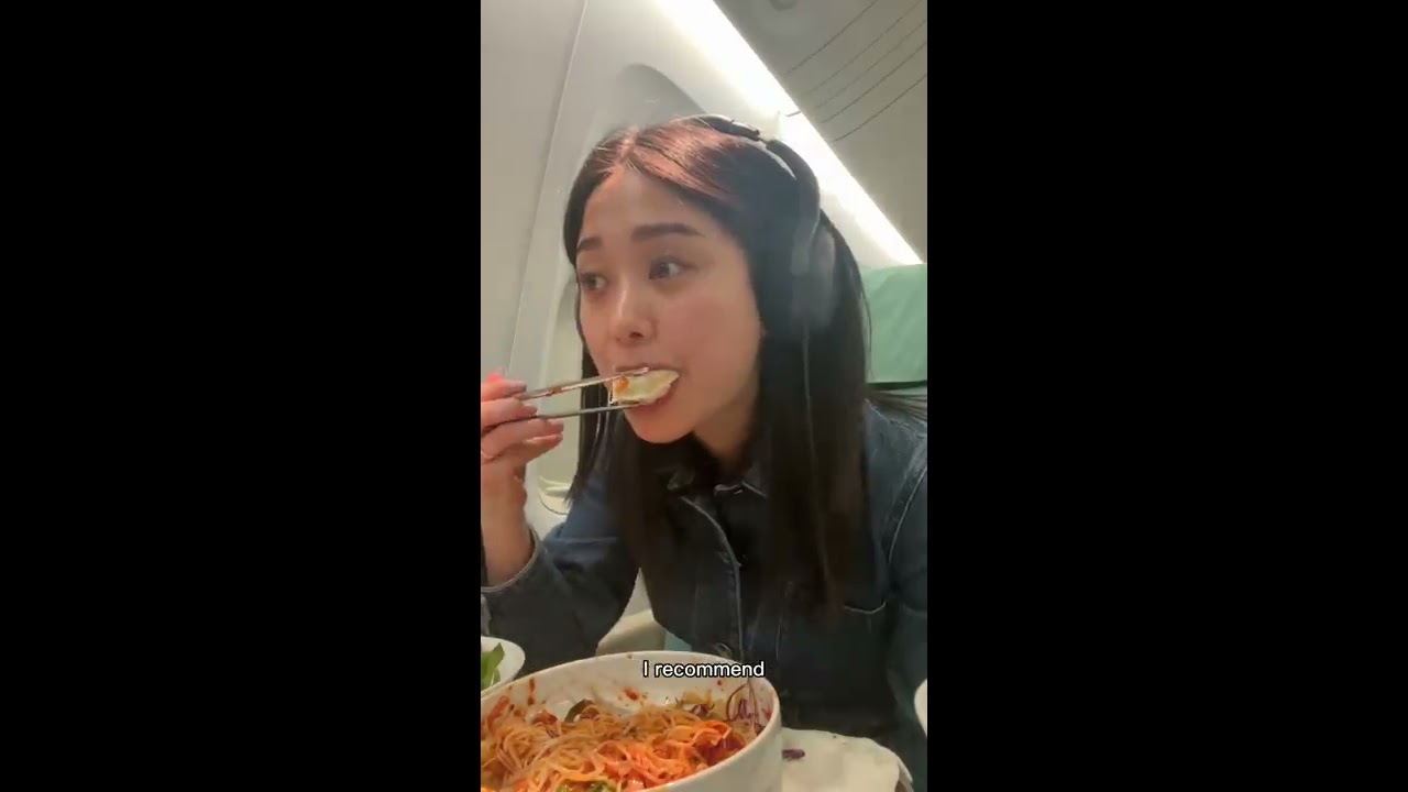 What I Ate Flying Business Class Korean Air Seoul London 