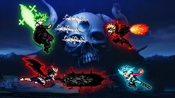 Asta OP (all form) & Yuno Knight V2 VS Deku OP (all form) & Bakugo OP in Jump Force Mugen🤩😱