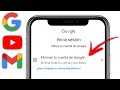 Como ELIMINAR cuenta de GOOGLE, YOUTUBE y GMAIL para SIEMPRE (desde un celular) 2024