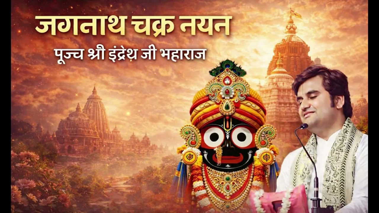 जगन्नाथ महाप्रभु का दिव्य भजन | Jagannath Chakka Nayan | Indresh Upadhyay Ji