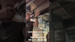 S&amp;W 1854 lever action, running 38s suppressed.