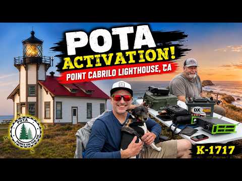 We Activated 3 Parks & a Lighthouse! | Ham Radio POTA Adventure Near Fort Bragg!