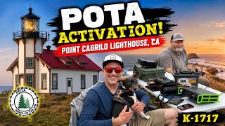 We Activated 3 Parks & a Lighthouse! | Ham Radio POTA Adventure Near Fort Bragg!