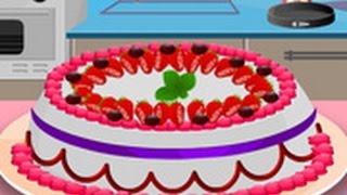 Cooking Strawberry Cake Cartoon Game for Girls screenshot 4