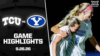 TCU vs. BYU Highlights (9.28.26) | 2026 Big 12 Women's Soccer