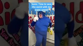 Cursed Sonic be like: (Sonic Walmart edition)