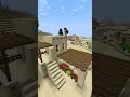 Minecraft Hardcore Desert Only - Desert Cow Farm House and Market Stall Time-lapse