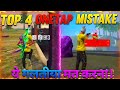 TOP 4 ONETAP MISTAKE FREE FIRE || FREE FIRE BEST ONETAP TIPS AND TRICKS || 100% ONETAP TRICKS