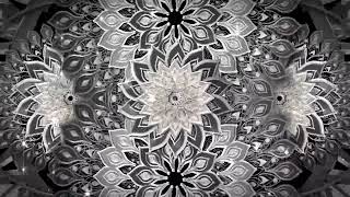 4K Silver Geometric Mandala Background VJ Loop Video | No Copyright Video | No Copyright Stock Video