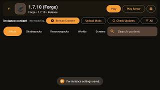 Droidbridge launcher and 1.7.10 Forge (problem was FIXED)