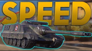 THIS TANK DESTROYER IS FASTER THAN LIGHTS! WOTB